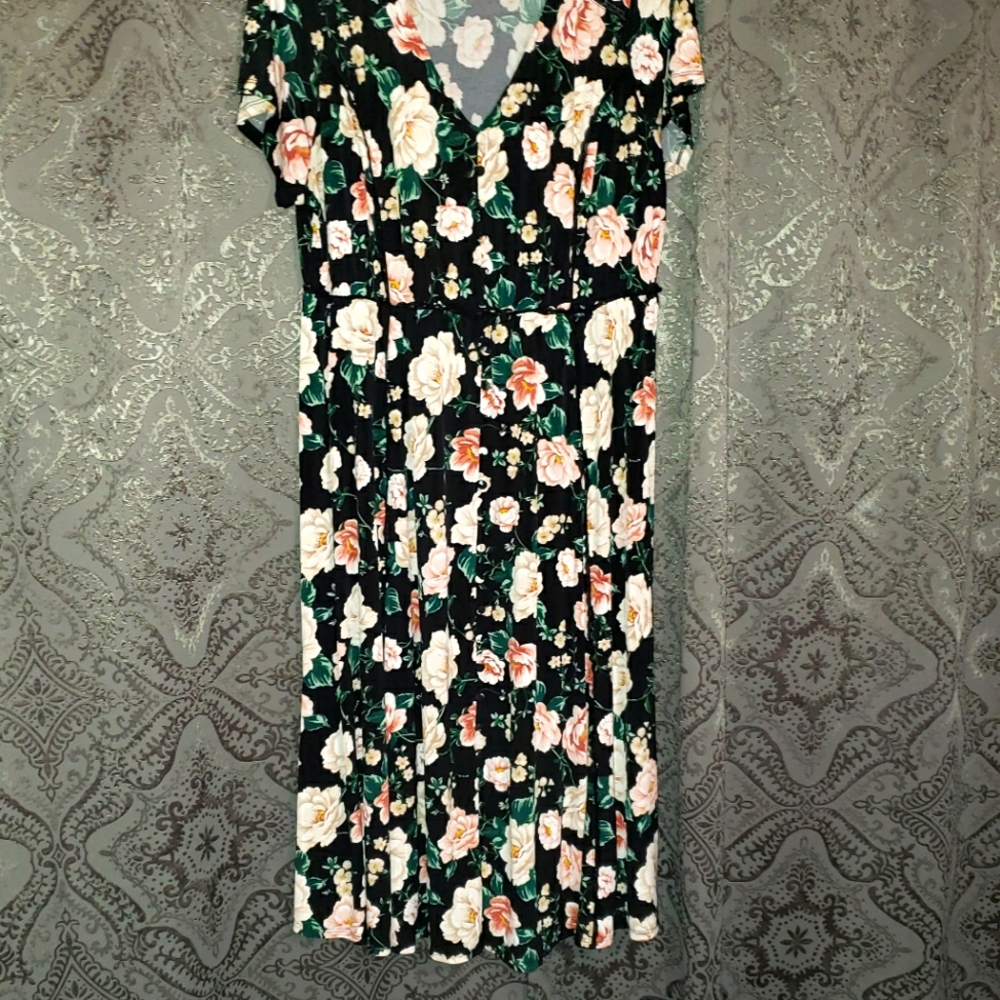 Floral midi dress